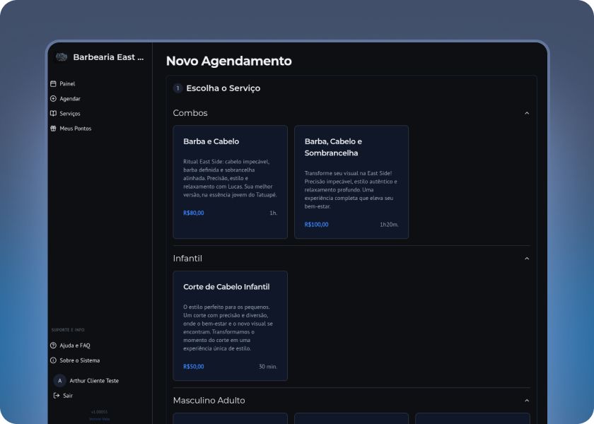 Agendamento online